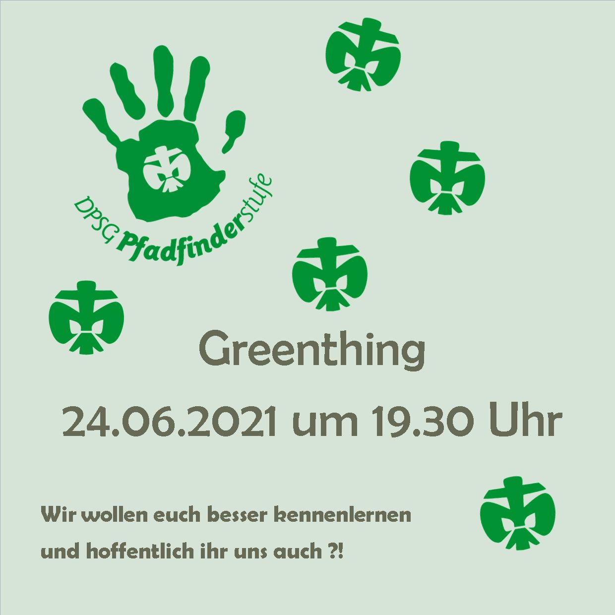 Greenthing - Treffen der Pfadisleiter*innen